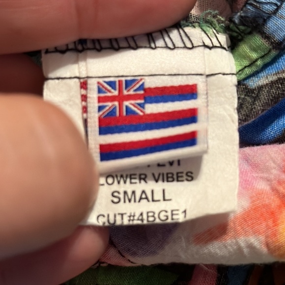 Jams World Hattie Flower Vibes 50 Years‎ Dress Size Small 100% Rayon Hawaii - Picture 10 of 12